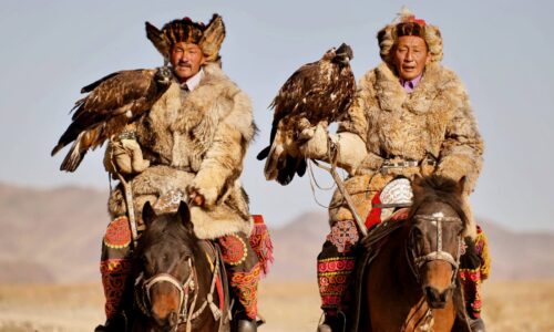 Golden Eagle Hunter portrait