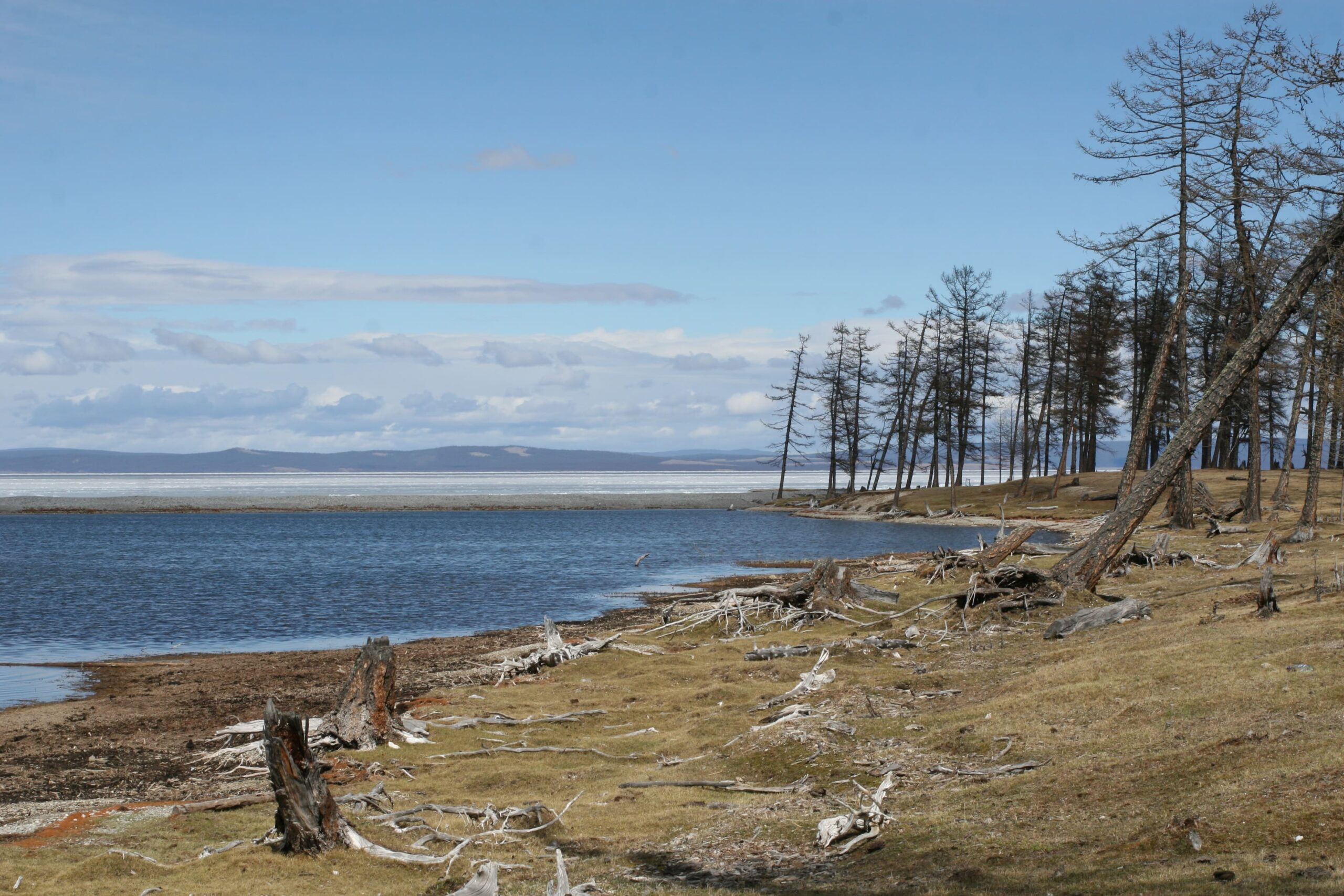 Hovsgol lakeshore