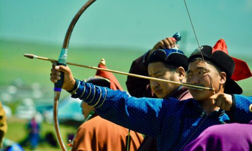 Mongolian archery competition, naadam