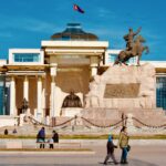UB Sukhbaatar Square Sukhbaatar Square, also known as Chinggis Square, located in the central area of Ulaanbaatar, the capital city of Mongolia.