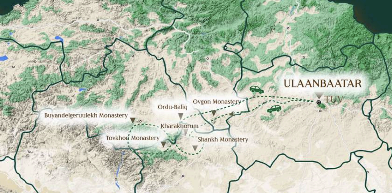 Art Expediton Map