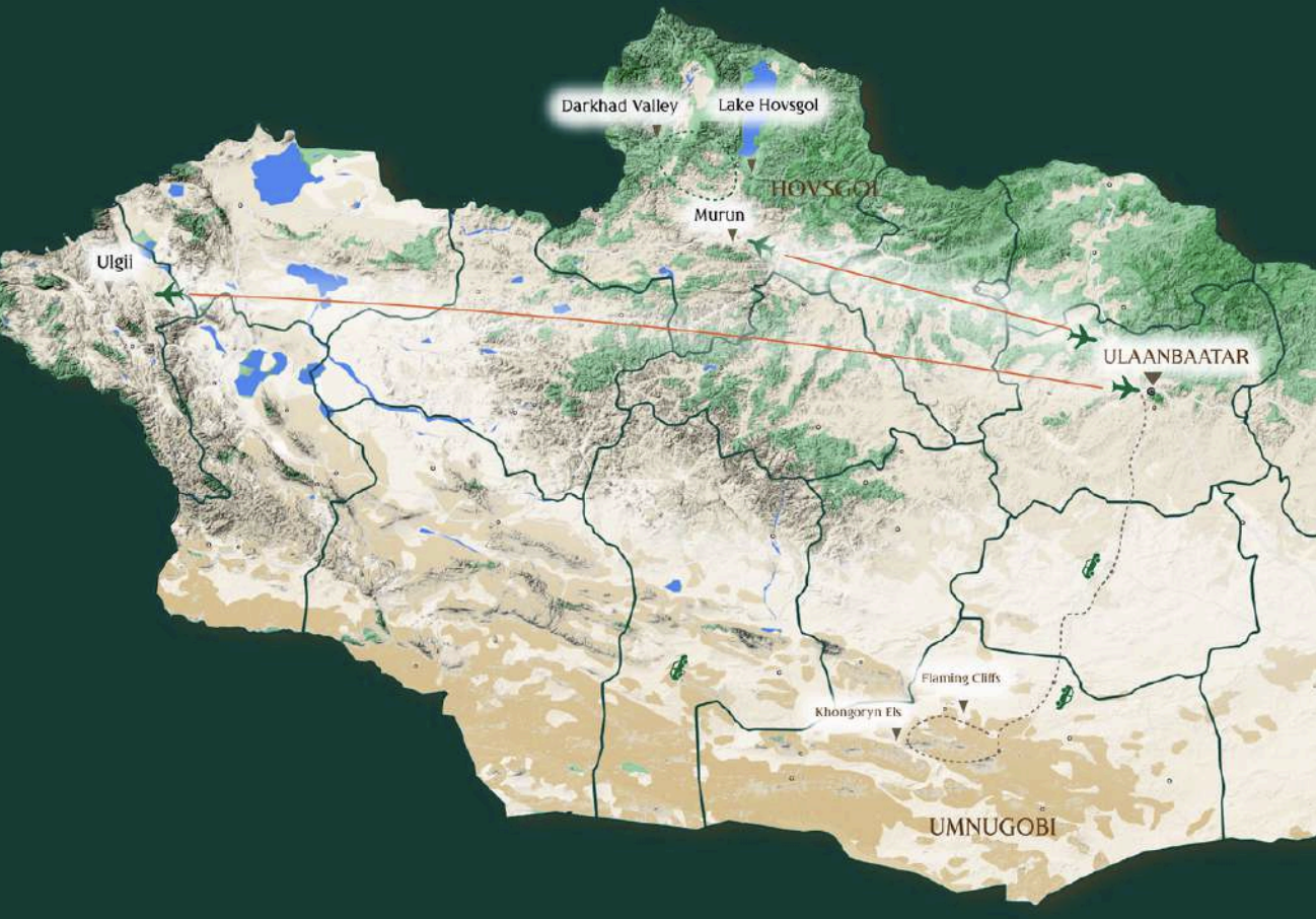 Mongolian Panoramas Map